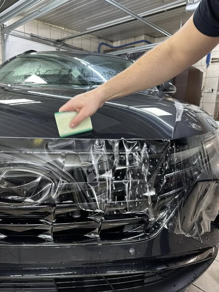 Hyundai Tucson — ochrona frontu PPF — detal realizacji