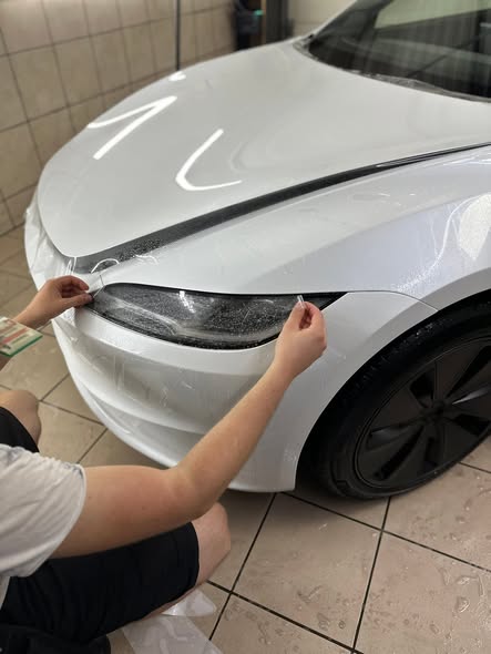 Tesla Model 3 — Full Body PPF — detal realizacji